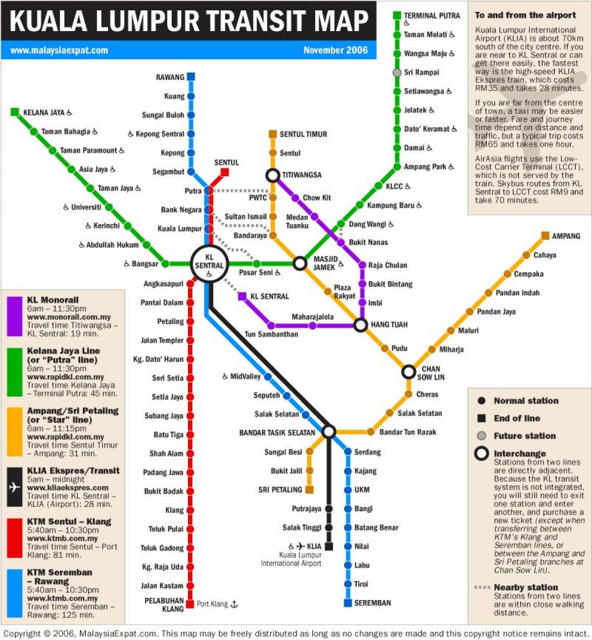 kl transit map 2016