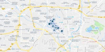 نقشه jalan ipoh کوالالامپور