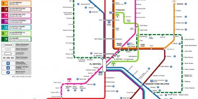 مالزی ایستگاه قطار نقشه
