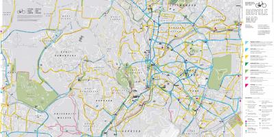 نقشه از دوچرخه سواری کوالالامپور دوچرخه