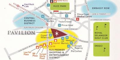 نقشه غرفه مرکز خرید کوالالامپور
