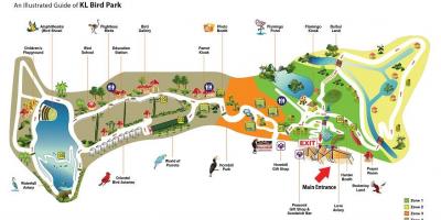 نقشه از پارک پرنده