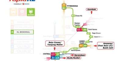 Lrt مونوریل نقشه