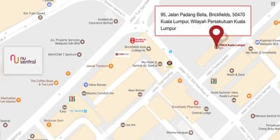 نقشه ولایت persekutuan کوالالامپور