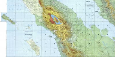 نقشه کوالالامپور توپوگرافی