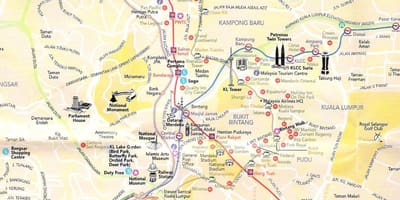 نقشه کوالالامپور