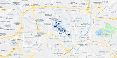 نقشه jalan ipoh کوالالامپور