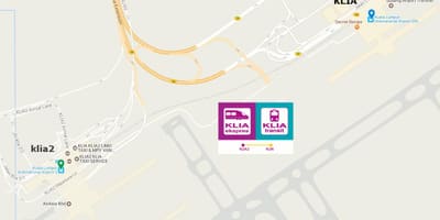 Klia قطار اکسپرس نقشه