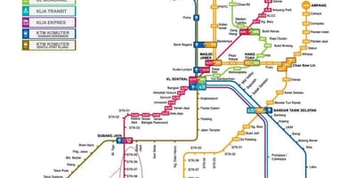 سوبانگ جایا lrt نقشه مسیر